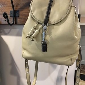 Vintage Coach Leather Backpack